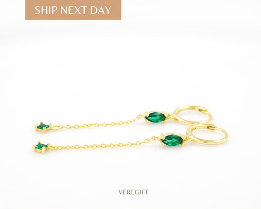 Chunky Gold Hoop Earrings: S925 Silver Post, Korean Minimalist Style