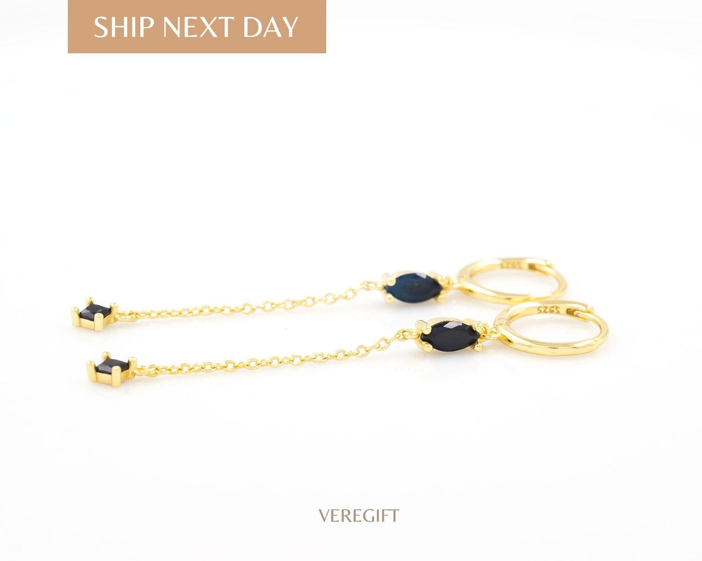 Chunky Gold Hoop Earrings: S925 Silver Post, Korean Minimalist Style